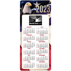 Americana 2023 E-Z 2 Stick Magnetic Calendar  Mailable Calendar, Direct Mail Calendar, Customer Calendar Stick Up, Wall Calendar, Planner, The Positive Line, Business Calendar, Office Calendar, Business Gifts, Corporate Gifts, Sales and Marketing, Sales Meetings, Giveaways, Promotional Calendars