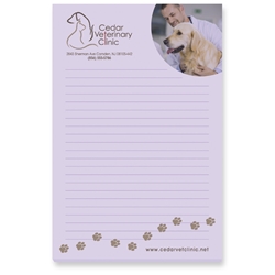 BIC 4" x 6" Adhesive Custom Note Pad | Care Promotions