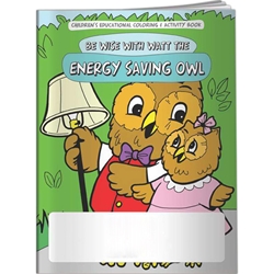Be Wise with Watt the Energy Saving Owl Coloring Book Be Wise with Watt the Energy Saving Owl Coloring Book, BetterLifeLine, BetterLife, Education, Educational, information, Informational, Wellness, Guide, Brochure, Paper, Low-cost, Low-Price, Cheap, Instruction, Instructional, Booklet, Small, Reference, Interactive, Learn, Learning, Read, Reading, Health, Well-Being, Living, Awareness, ColoringBook, ActivityBook, Activity, Crayon, Maze, Word, Search, Scramble, Entertain, Educate, Activities, Schools, Lessons, Kid, Child, Children, Story, Storyline, Stories, Electric, Gas, Water, Sewer, TV, Conservation, Saving, Preschool, Grade School, Elementary, Imprinted, Personalized, Promotional, with name on it, Giveaway,