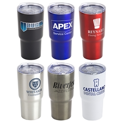 Belmont 20oz Vacuum Insulated Stainless Steel Travel Tumbler Vacuum Sealed Tumbler, Vacuum Top Tumbler, Imprinted Vacuum Sealed Tumblers, Stainless Steel Vacuum Sealed Tumblers, Care Promotions, 