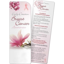 Breast Cancer Awareness: Early Detection Bookmark Breast Cancer Awareness: Early Detection Bookmark, BetterLifeLine, BetterLife, Education, Educational, information, Informational, Wellness, Guide, Brochure, Paper, Low-cost, Low-Price, Cheap, Instruction, Instructional, Booklet, Small, Reference, Interactive, Learn, Learning, Read, Reading, Health, Well-Being, Living, Awareness, Book, Mark, Tab, Marker, Bookmarker, Page holder, Placeholder, Place, Holder, Card, 2-side, 2-sided, Page, Cancer, Women, Woman, Female, Fitness, Gynecology, OB/GYN, Breast, Cancer, Lump, CBE, BSE, Mammogram, Mammography, Nipple, MRI, Disease, BreastCancer, Oncology, Oncologist, Benign, Malignant, Tumor, Self-Check, Self-Exam, Radiology, Chemotherapy, Biopsy, Imprinted, Personalized, Promotional, with name on it, 