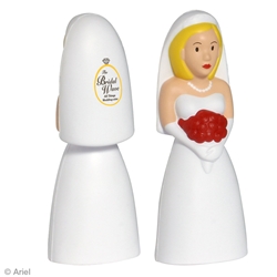 Custom Bride Stress Reliever | Personalized Wedding Favors | Care Promotions