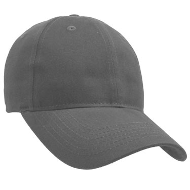 Brushed Cotton Twill Cap with Velcro Closure - HAT003