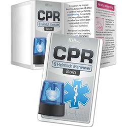 CPR and Heimlich Maneuver Basics Key Points CPR and Heimlich Maneuver Basics Key Points, Pocket Pal, Record, Keeper, Key, Points, Imprinted, Personalized, Promotional, with name on it, giveaway, BetterLifeLine, BetterLife, Education, Educational, information, Informational, Wellness, Guide, Brochure, Paper, Low-cost, Low-Price, Cheap, Instruction, Instructional, Booklet, Small, Reference, Interactive, Learn, Learning, Read, Reading, Health, Well-Being, Living, Awareness, KeyPoint, Wallet, Credit card, Card, Mini, Foldable, Accordion, Compact, Pocket, Safe, Safety, Protect, Protection, Hurt, Accident, Violence, Injury, Danger, Hazard, Emergency, First Aid