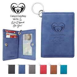 "Caring Is Everything We Do & We Depend On You!" Leeman™ Nuba ID Wallet   Nurses, Week, Appreciation, Recognition, Employee Appreciation, Employee Recognition Wallet, Appreciation, Key Tag Wallet, business gifts, corporate holiday gifts, custom Key Tag phone wallet, custom printed Key Tag wallet, customized key tag wallet, promotional wallet key tag, Key Tag Wallet promotional products, employee appreciation gifts, recognition gifts, custom logo thank you gifts