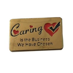 Caring is the Business We Have Chosen Lapel Pin Healthcare Recognition Lapel Pin, Care Lapel Pin, Nurses Lapel Pin, Nursing Lapel Pin, Hospital Lapel Pin,  