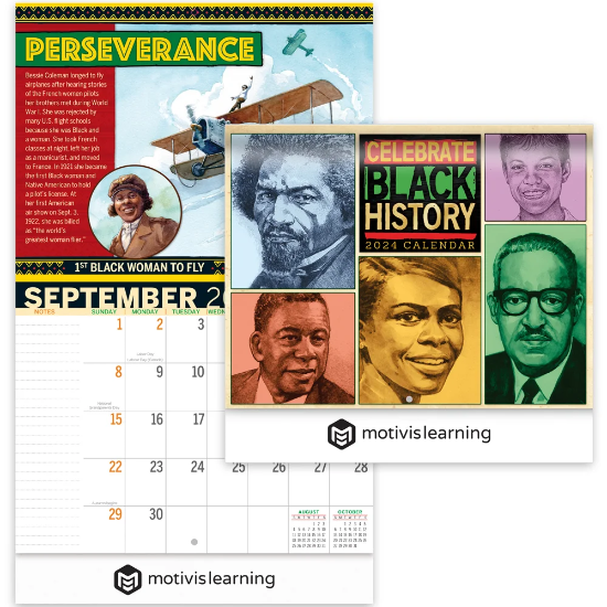  Celebrate Black History 2024 Wall Calendar - BHM013