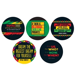 Celebrate Black History Month Buttons (Pack of 200 Assorted)  black history month theme buttos, button, Black History Month Button, Black History Month decorations, Black History Month theme decorations, promotional items, black history month giveaways,