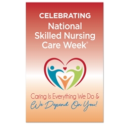 Celebrating National Skilled Nursing Care Week Theme 11 x 17" Posters (Sold in Packs of 10)  Nursing Home Week, National Skilled Nursing Care Week, Theme, Posters, Poster, Celebration Poster, Appreciation Day, Recognition Theme Poster, 