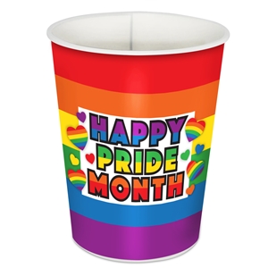 "Happy Pride Month" 16 oz Reusable Plastic Celebration Cups