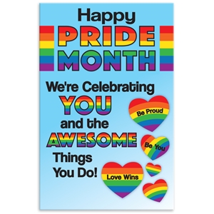 Happy Pride Month Posters (Pack of 10) 