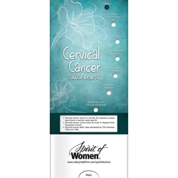 Cervical Cancer Awareness Pocket Slider BetterLifeLine, BetterLife, Education, Educational, information, Informational, Wellness, Guide, Brochure, Paper, Low-cost, Low-Price, Cheap, Instruction, Instructional, Booklet, Small, Reference, Interactive, Learn, Learning, Read, Reading, Health, Well-Being, Living, Awareness, PocketSlider, Slide, Chart, Dial, Bullet Point, Wheel, Pull-Down, SlideGuide, Cancer, Women, Woman, Female, Fitness, Gynecology, OB/GYN, Exercise, Fitness, Healthy, Eating, Nutrition, Diet, Check-Up, Body, Fat, Muscles, Lean, Heart, Doctor, Cancer, The Positive Line, Positive Promotions