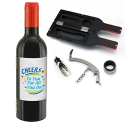 Cheers To You For All You Do! Wine Opener Gift Set employee recognition, appreciation, staff, theme, promotional wine tool set, promotional wine gifts, corporate wine gifts, corporate holiday gifts, business gifts, employee appreciation gifts, employee recognition gifts