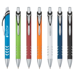 Chevro Pen Chevro Pen, Chevro, Pen, Pens, Ballpoint, Plastic, Imprinted, Personalized, Promotional, with name on it, giveaway, black ink