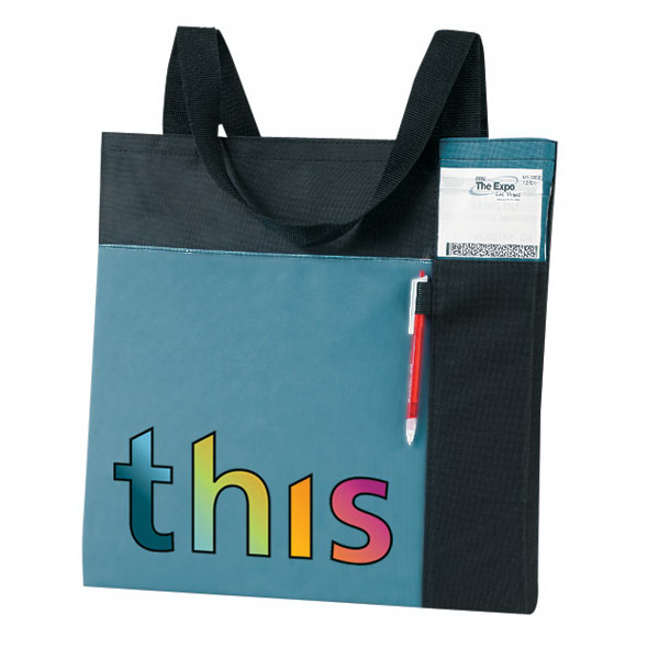 Color Block ID Convention Tote - TOT018