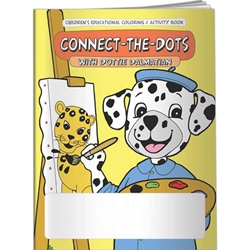 Connect-the-Dots with Dottie Dalmatian Coloring Book Connect-the-Dots with Dottie Dalmatian Coloring Book, BetterLifeLine, BetterLife, Education, Educational, information, Informational, Wellness, Guide, Brochure, Paper, Low-cost, Low-Price, Cheap, Instruction, Instructional, Booklet, Small, Reference, Interactive, Learn, Learning, Read, Reading, Health, Well-Being, Living, Awareness, ColoringBook, ActivityBook, Activity, Crayon, Maze, Word, Search, Scramble, Entertain, Educate, Activities, Schools, Lessons, Kid, Child, Children, Story, Storyline, Stories, Imprinted, Personalized, Promotional, with name on it, Giveaway,
