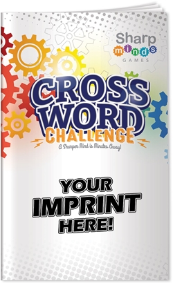Crossword Challenge Puzzle Book crossword puzzles, crossword puzzle book, promotional games, promotional puzzles, seniors promotions