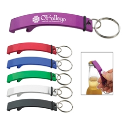 Curve Aluminum Bottle Opener Curve Aluminum Bottle Opener, Curved, Aluminum, Bottle, Opener, Key Tag, Key Ring, Keytag, Imprinted, Personalized, Promotional, with name on it, Gift Idea, Giveaway,
