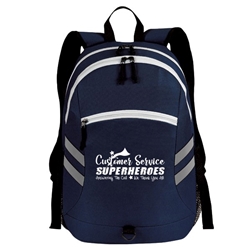 "Customer Service: Superheroes Answering The Call, We Thank You All!" Balance Laptop Backpack   Customer Service, Week, CSRs, CSR, Theme, Week, Gifts, Laptop Backpack, Backpack, Imprinted, Travel, Custom, Personalized, Bag 