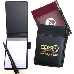 Deluxe Note Jotter with Pen Deluxe Note Jotter with Pen, Note, Jotter, Pen, Vinyl, Microfiber, Imprinted, Personalized, Promotional, with name on it, giveaway