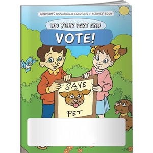 Do Your Part and Vote Coloring Book