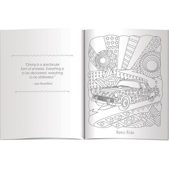 Driven to Dream (Cars) Color Comfort Adult Coloring Book - EDU420