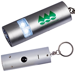 Dual LED Mini Flashlight Keychain - KEY093