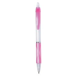 BCA Easy Clicker Pen Easy Clicker Pen, BCA, Breast Cancer, Awareness, Clicker, Pen, Pens, Ballpoint, Plastic, Imprinted, Personalized, Promotional, with name on it, giveaway, black ink