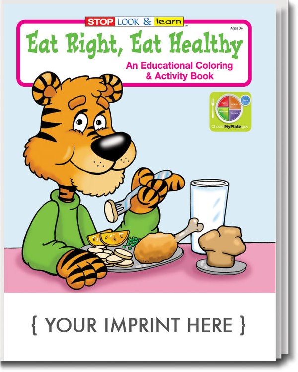 Eat Right, Eat Healthy Coloring Book | Care Promotions