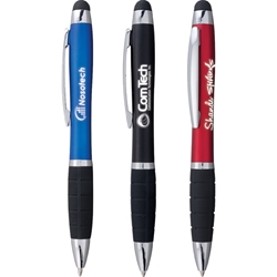 Eclaire Illuminated Stylus Pen  Light Up Logo, Logo light, Pen, Ballpoint, Plastic, Imprinted, Personalized, Promotional, with name on it, giveaway, black ink, blue ink, promotional pens, custom logo pens, logo pens, pens with logo, custom stylus pen