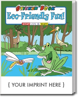Eco-Friendly Fun! Sticker & Activity Book | Care Promotions