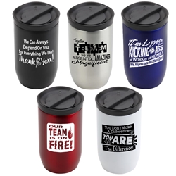 Employee Recognition & Appreciation Newcastle 12 oz Vacuum Insulated Stainless Steel Tumbler  employee Recognition tumbler, Employee appreciation theme tumbler, appreciation tumbler, Vacuum Sealed Tumbler, Vacuum Top Tumbler, Imprinted Vacuum Sealed Tumblers, Stainless Steel Vacuum Sealed Tumblers, Care Promotions, 