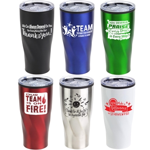Employee Recognition Oasis 20 oz Stainless Steel & Polypropylene Tumblers 