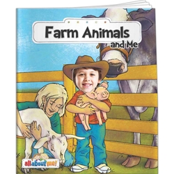 Farm Animals and Me All About Me Farm Animals and Me All About Me, story, children, picture, interactive, adventure, farming, agriculture, farmyard, barn, cows, pigs, chickens, Imprinted, Personalized, Promotional, with name on it, Giveaway,