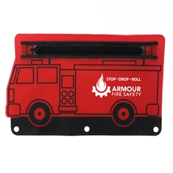 Fire Engine Pencil Pouch pencil pouch, school supplies, promotional school supplies, back to school, school promotions, fire safety promotional items, promotional giveaways, fire truck, fire engine
