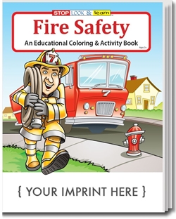 Fire Safety Coloring & Activity Book | Care Promotions