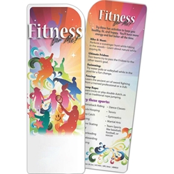 Fitness for Me! Bookmark Fitness for Me! Bookmark, BetterLifeLine, BetterLife, Education, Educational, information, Informational, Wellness, Guide, Brochure, Paper, Low-cost, Low-Price, Cheap, Instruction, Instructional, Booklet, Small, Reference, Interactive, Learn, Learning, Read, Reading, Health, Well-Being, Living, Awareness, Book, Mark, Tab, Marker, Bookmarker, Page holder, Placeholder, Place, Holder, Card, 2-side, 2-sided, Page, Exercise, Fitness, Nutrition, Sports, Workout, Gym, YMCA, Imprinted, Personalized, Promotional, with name on it, Giveaway,