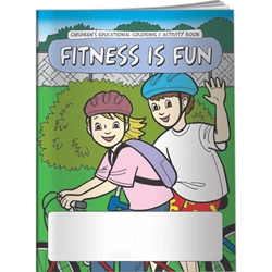 Fitness is Fun Coloring Book Fitness is Fun Coloring Book, BetterLifeLine, BetterLife, Education, Educational, information, Informational, Wellness, Guide, Brochure, Paper, Low-cost, Low-Price, Cheap, Instruction, Instructional, Booklet, Small, Reference, Interactive, Learn, Learning, Read, Reading, Health, Well-Being, Living, Awareness, ColoringBook, ActivityBook, Activity, Crayon, Maze, Word, Search, Scramble, Entertain, Educate, Activities, Schools, Lessons, Kid, Child, Children, Story, Storyline, Stories, Exercise, Fitness, Nutrition, Sports, Workout, Gym, YMCA, YWCA, Gyms, Elementary,Imprinted, Personalized, Promotional, with name on it, Giveaway, 