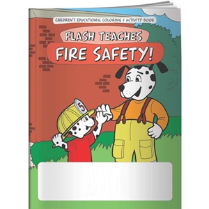 Flash Teaches Fire Safety! Coloring Book