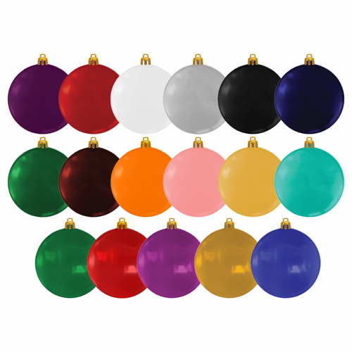 Flat Round Shatterproof Ornament - ORN001