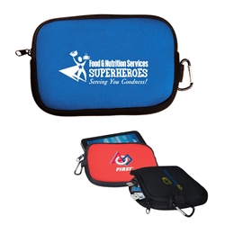 "Food & Nutrition Services: Superheroes Serving You Goodness!" All-Purpose Accessory Pouch   Food Service, Nutrition, Services, Gifts, Dietary, theme, week, Appreciation, Theme, accessory zippered pouch, carabiner pouch, carabiner tec holder, carabiner phone holder, 