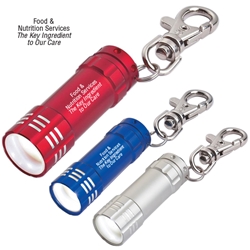 Food & Nutrition Services: The Key Ingredient To Our Care Design Mini Aluminum LED light with Key Clip Mini Aluminum LED Light With Key Clip, Food Services, Nutrition Services, Stock, Design, Mini, Aluminum, LED, Light, with, Key, clip, Imprinted, Personalized, Promotional, with name on it, giveaway,