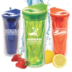 Food Service & Dietary Services Appreciation Prism Tumblers  Food service, nutrition, services, Dietary, gifts, week, tumbler, crystal style, prism, glacier, tumbler, beverage holder, travel tumbler, drinkware, sporty, promotional products