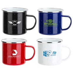 Foundry 16 oz Enamel-Lined Iron Coffee Mug | Care Promotions