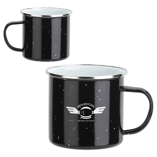 Employee Appreciation Themes 16 oz. Enamel Lined Iron Coffee Mug  - EAD092