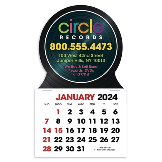 Full Color Stick Up Calendar - CAL030