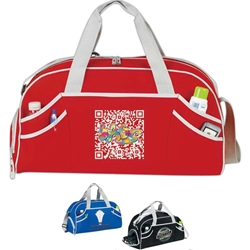 Fusion Sport Duffle Fusion, Sport, Pack, Deluxe, Duffle, Promotional, Imprinted, Polyester, Travel, Custom, Personalized, Bag 
