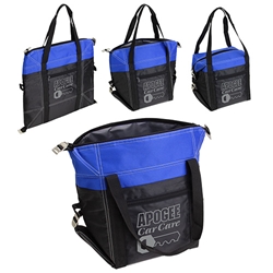 Glacier Convertible Cooler Bag Blue Lunch Cooler, Lunch Cooler Tote, Convertible Cooler, Imprinted, With Logo, promotional products, 