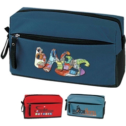 Global Toiletry Kit Global, Toiletry, Economy, Zipper, Zippered, Travel, Pack, Waist, Bag, Kit, Promotional, Events, All Purpose, Imprinted, Reusable, Custom, Personalized, Sport, Pack 