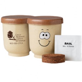Goofy Group™ Grow Pot Eco Basil Herb Planter - FLW003
